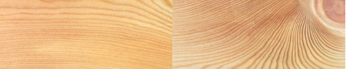 Farbe und Struktur von Lärchenholz