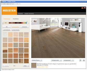 Screenshot vom Bodendesigner