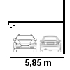 5,85 m